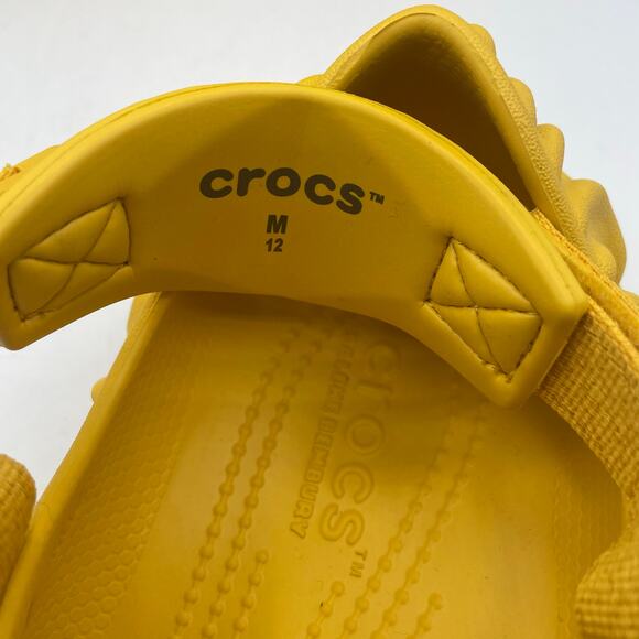 Crocs Pollex x Salehe Bembury Clogs Cobbler Shoes Yellow Mens 12 main image 5